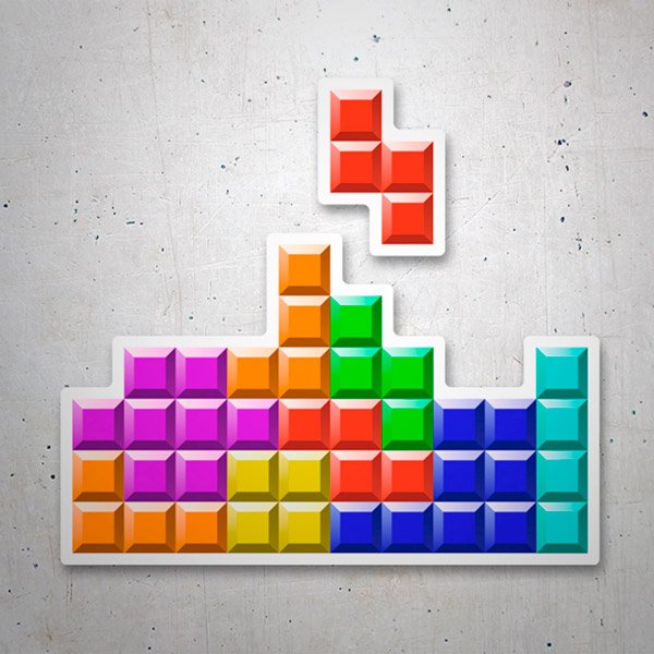 Car & Motorbike Stickers: Tetris Block of Parts