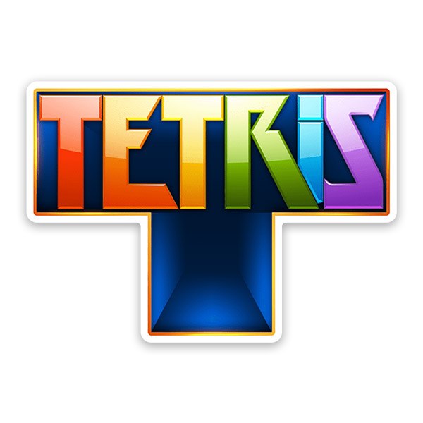 Car & Motorbike Stickers: Tetris Emblem