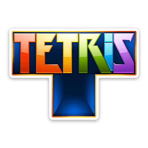 Car & Motorbike Stickers: Tetris Logo