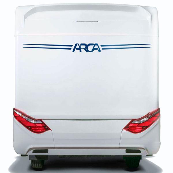 Camper van decals: Arca Flaming