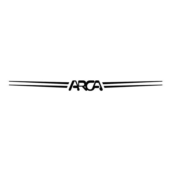 Camper van decals: Arca Flaming