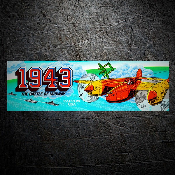 Car & Motorbike Stickers: 1943 The Battle of Midway