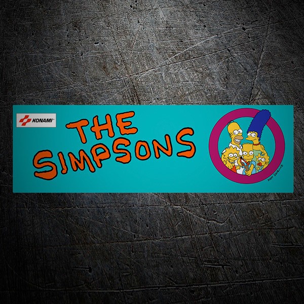 Car & Motorbike Stickers: The Simpsons