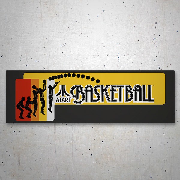 Car & Motorbike Stickers: Atari Basketball