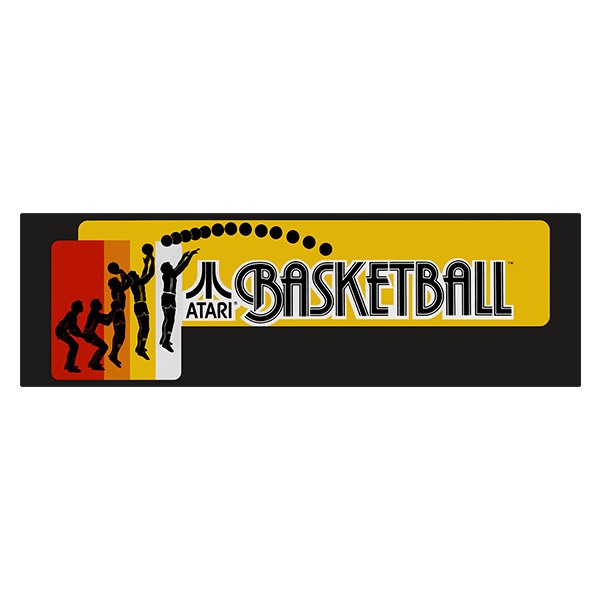 Car & Motorbike Stickers: Atari Basketball