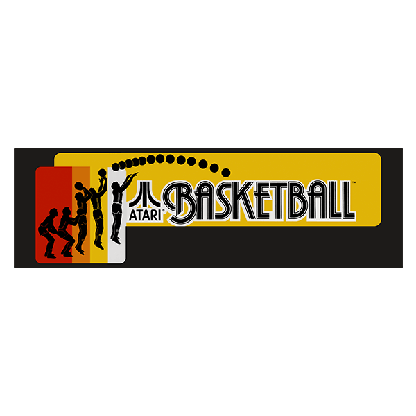 Car & Motorbike Stickers: Atari Basketball