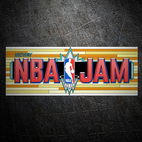 Car & Motorbike Stickers: NBA Jam