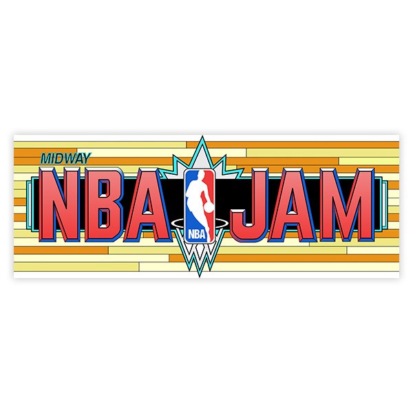 Car & Motorbike Stickers: NBA Jam