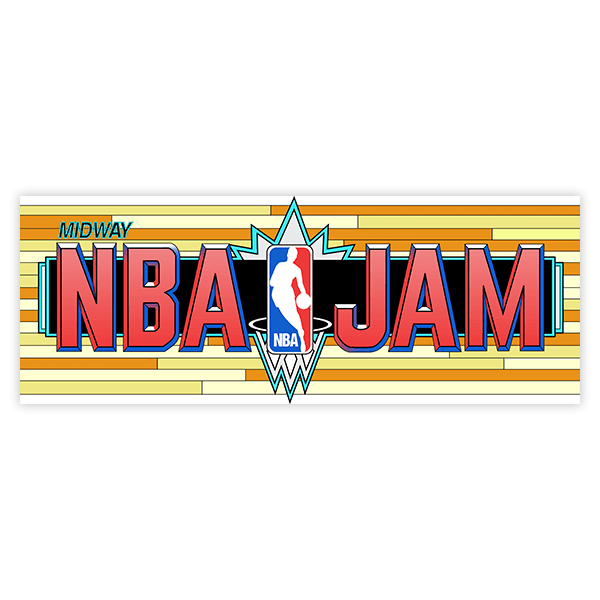 Car & Motorbike Stickers: NBA Jam
