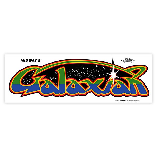 Car & Motorbike Stickers: Galaxian