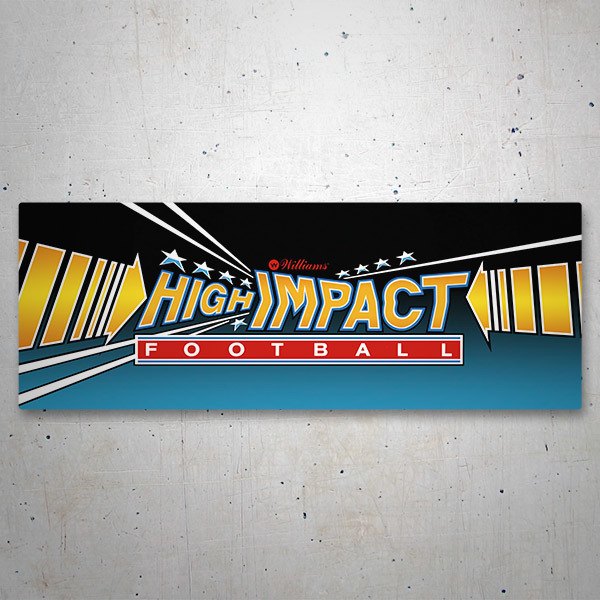 Car & Motorbike Stickers: High Impact Football