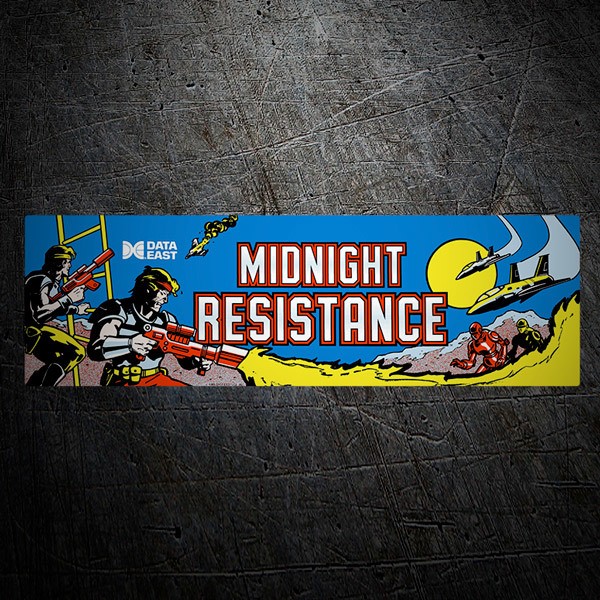 Car & Motorbike Stickers: Midnight Resistance