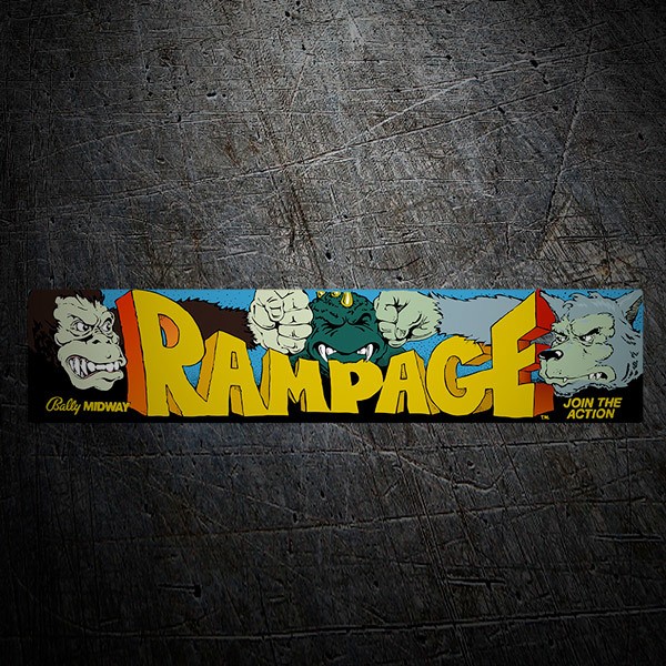 Car & Motorbike Stickers: Rampage