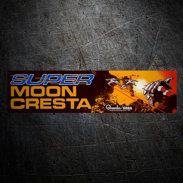 Car & Motorbike Stickers: Super Moon Cresta
