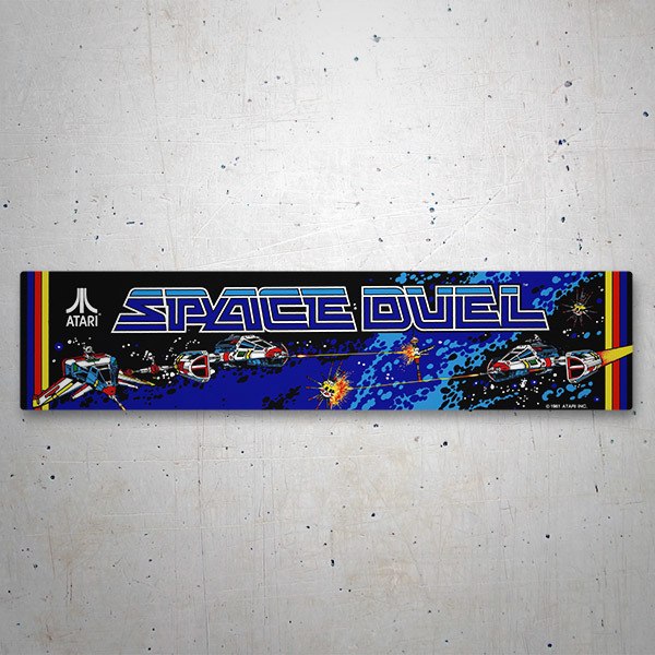 Car & Motorbike Stickers: Space Duel
