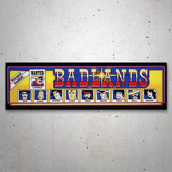 Car & Motorbike Stickers: Badlands