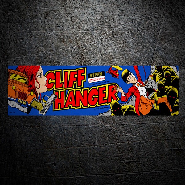 Car & Motorbike Stickers: Cliff Hanger