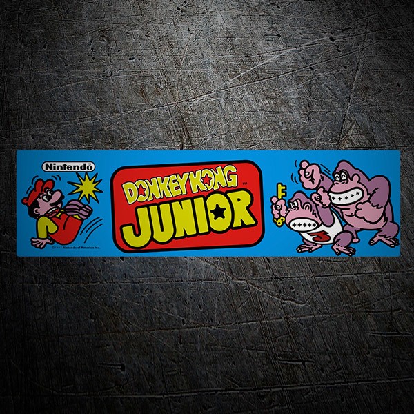 Car & Motorbike Stickers: Donkey Kong Junior