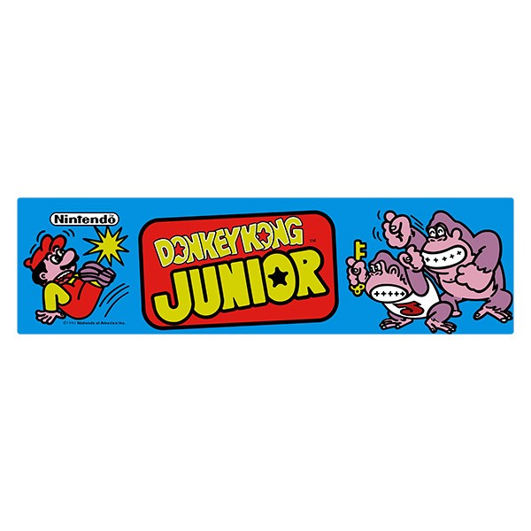 Car & Motorbike Stickers: Donkey Kong Junior