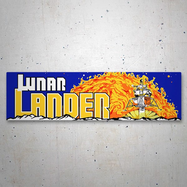 Car & Motorbike Stickers: Lunar Lander