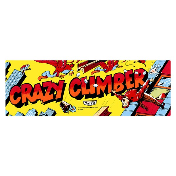 Car & Motorbike Stickers: Crazy Climber