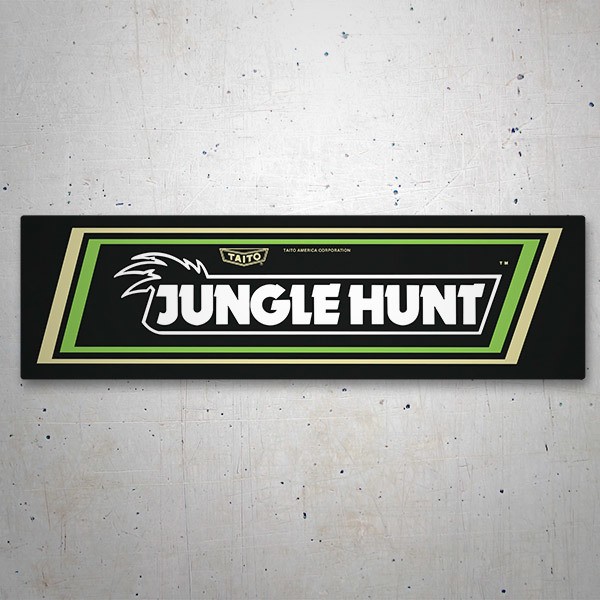 Car & Motorbike Stickers: Jungle Hunt