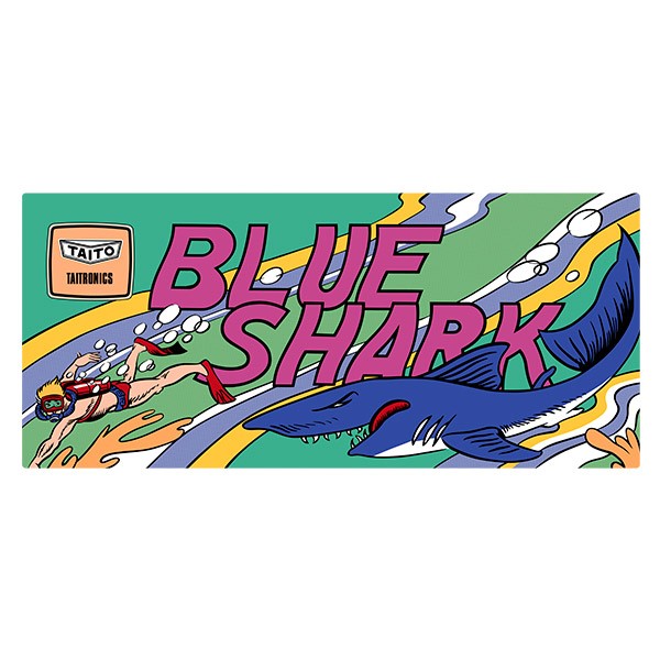 Car & Motorbike Stickers: Blue Shark