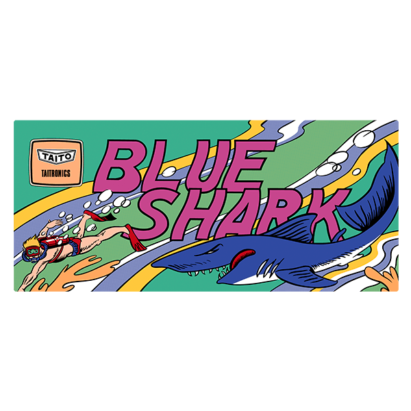Car & Motorbike Stickers: Blue Shark