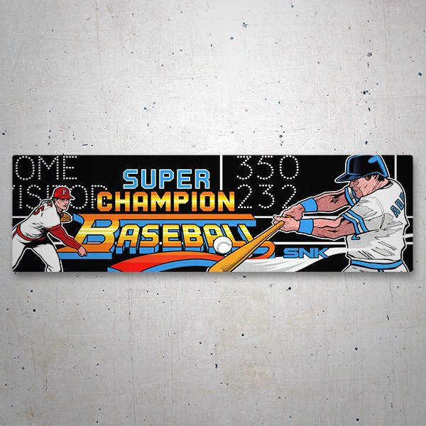 Car & Motorbike Stickers: Super Champion Baseball