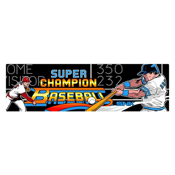 Car & Motorbike Stickers: Super Champion Baseball