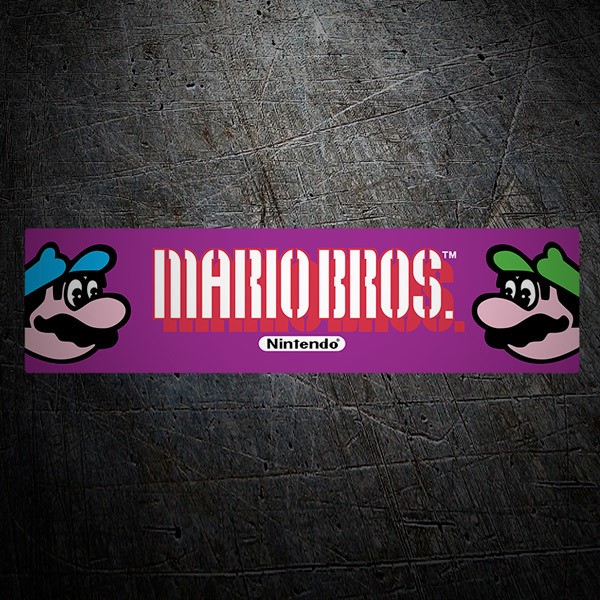 Car & Motorbike Stickers: Mario Bros Nintendo