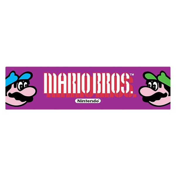 Car & Motorbike Stickers: Mario Bros Nintendo