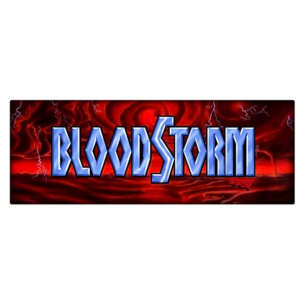 Car & Motorbike Stickers: Blood Strorm