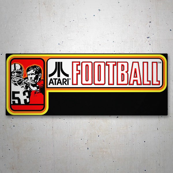 Car & Motorbike Stickers: Atari Football
