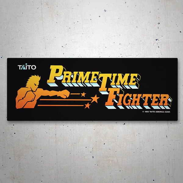 Car & Motorbike Stickers: Prime Time Fighter