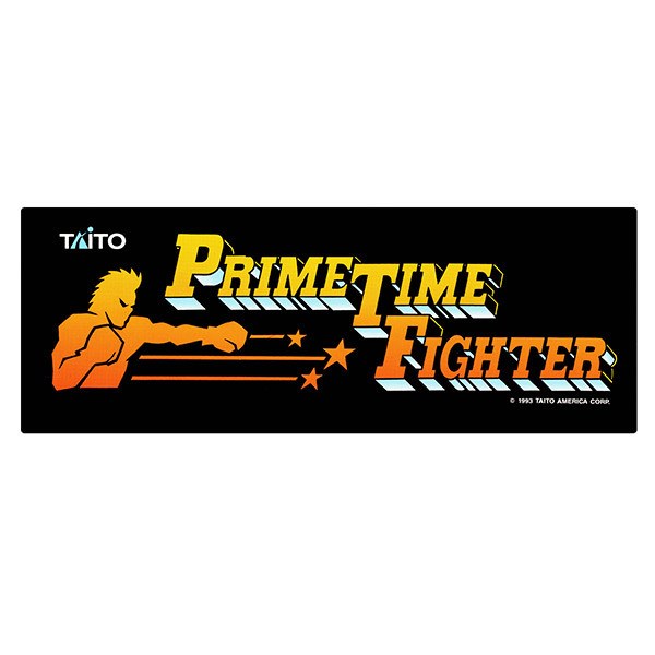 Car & Motorbike Stickers: Prime Time Fighter