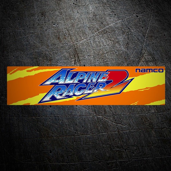 Car & Motorbike Stickers: Alpine Racer 2