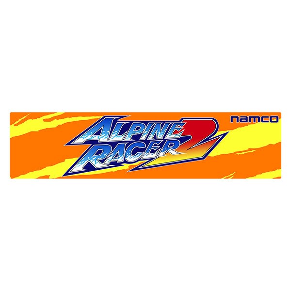 Car & Motorbike Stickers: Alpine Racer 2