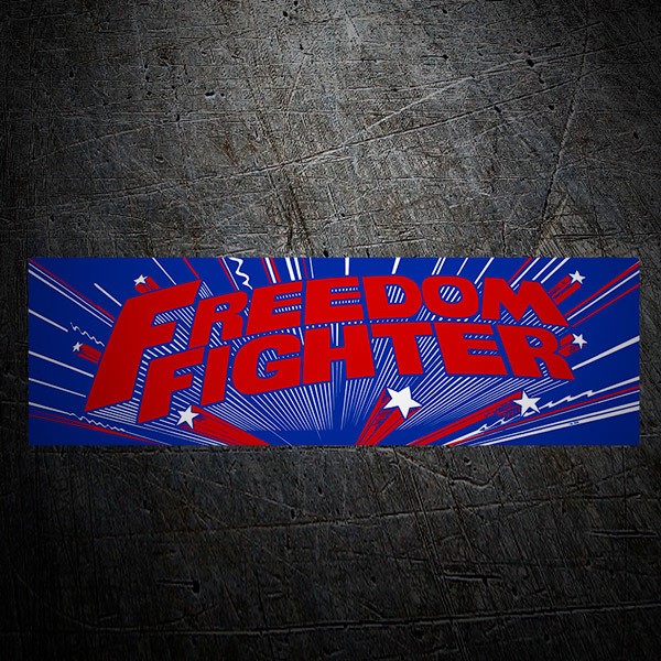 Car & Motorbike Stickers: Freedom Fighter