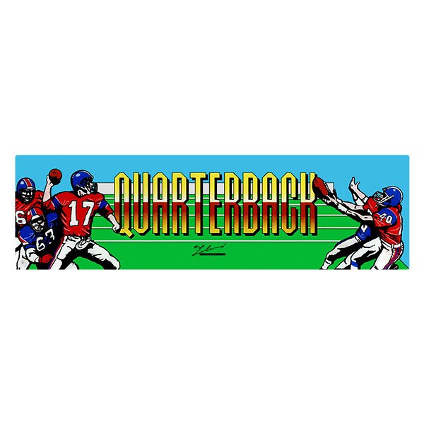 Car & Motorbike Stickers: Quarterback