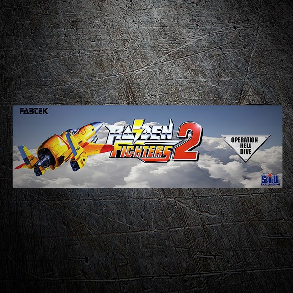 Car & Motorbike Stickers: Raiden Fighters 2