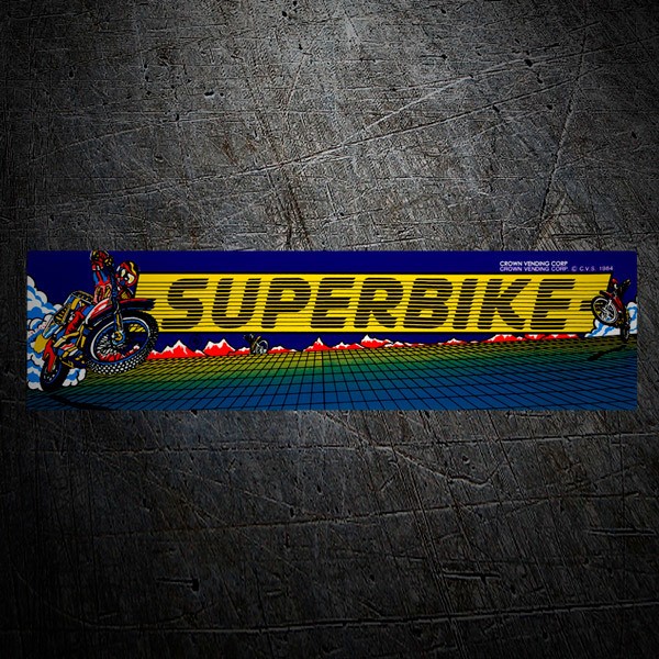 Car & Motorbike Stickers: Superbike