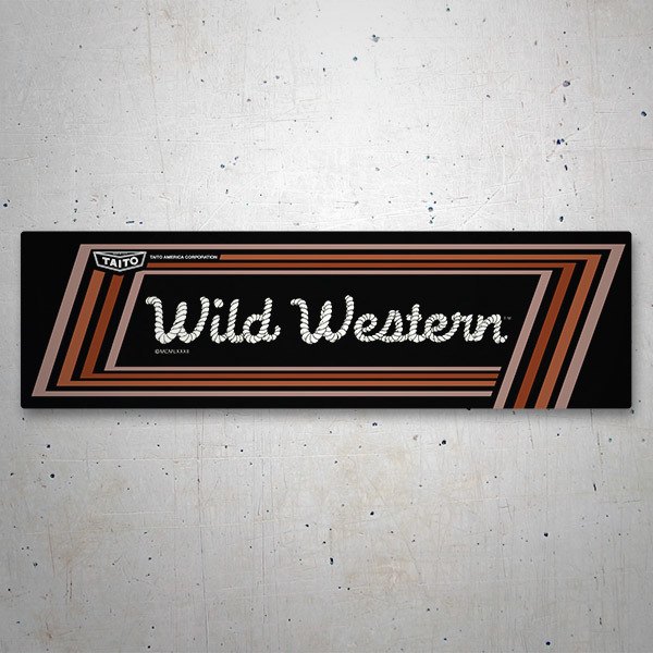 Car & Motorbike Stickers: Wild Western