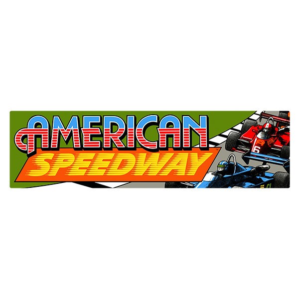 Car & Motorbike Stickers: American Speedway