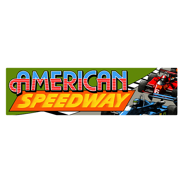 Car & Motorbike Stickers: American Speedway