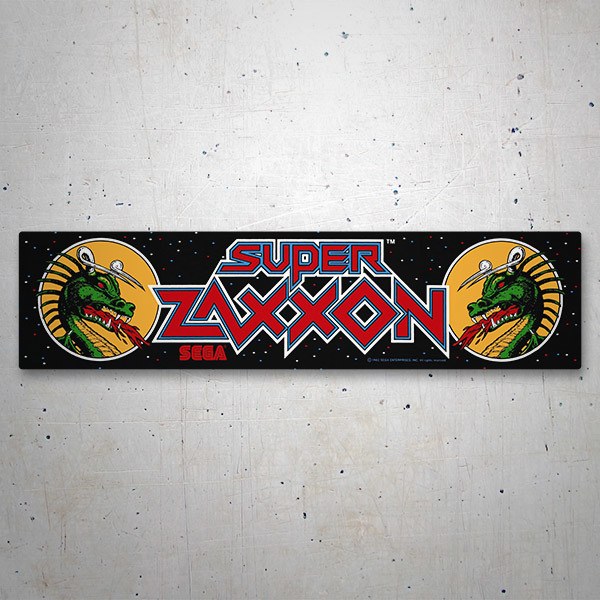Car & Motorbike Stickers: Super Zaxxon