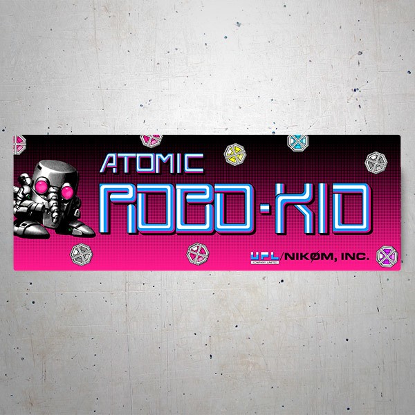 Car & Motorbike Stickers: Atomic Robo-Kid