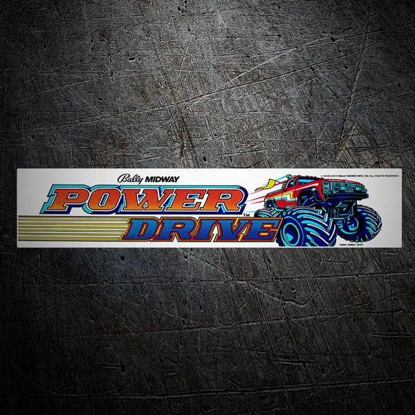 Car & Motorbike Stickers: Power Drive