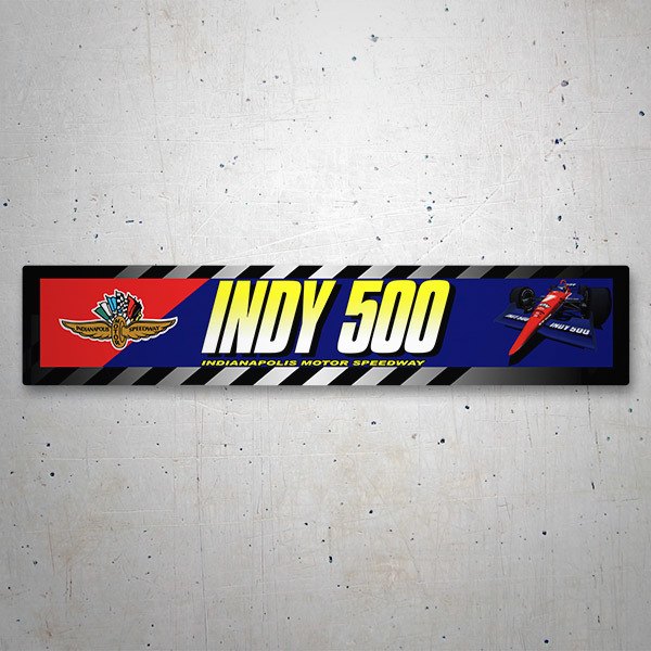 Car & Motorbike Stickers: Indy 500 1