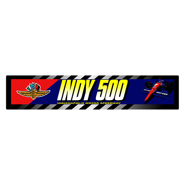 Car & Motorbike Stickers: Indy 500 0